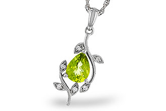 H320-57588: NECKLACE 1.16 PERIDOT 1.21 TGW (8x6MM PER)