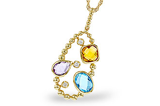 H320-58497: NECKLACE 3.04 TW SEMI-PREC 3.14 TGW (BT,AMY,CIT)