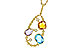 H320-58497: NECKLACE 3.04 TW SEMI-PREC 3.14 TGW (BT,AMY,CIT)