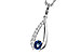 H320-60279: NECKLACE .38 SAPP .54 TGW (5x4 SAPP)