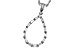 H320-60297: NECKLACE .27 BAG .28 TW