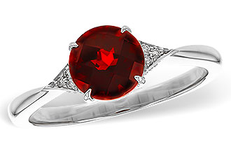 H320-61206: LDS RG 1.46 GARNET 1.48 TGW (7MM RD)