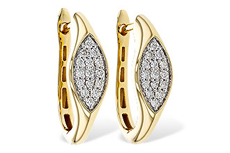 H320-62097: EARRINGS .25 TW