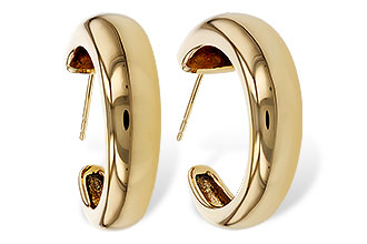 H320-62115: GOLD EARRINGS (20MM)