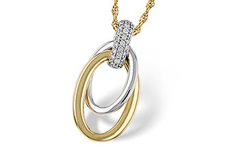 H320-63006: NECKLACE .15 TW