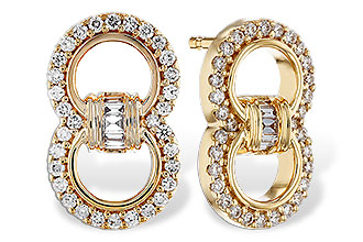 H321-45733: EARRINGS .05 TW BAGS .28 TW