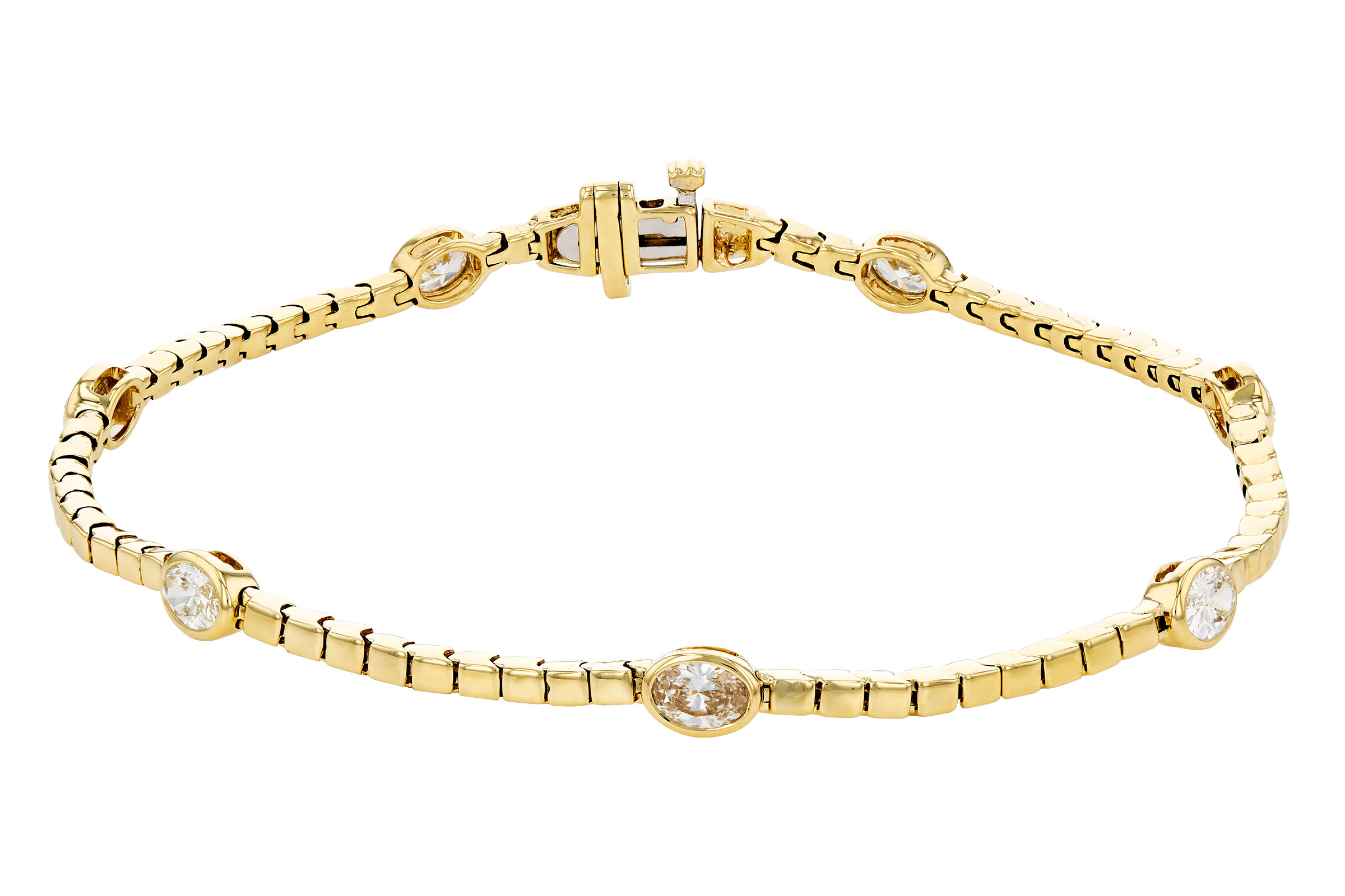 H321-47606: BRACELET 1.30 TW OVAL DIA (7")