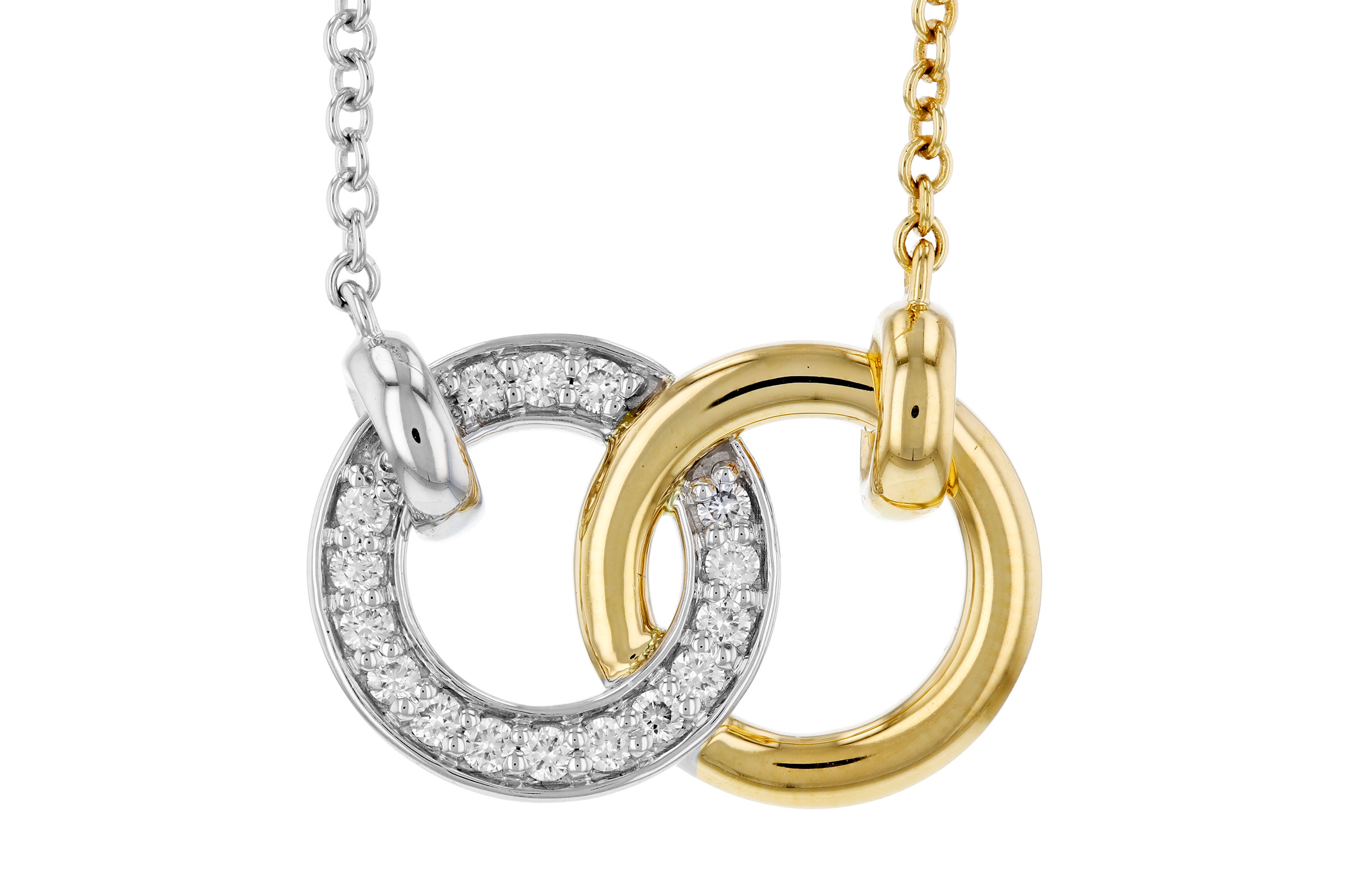 H321-47615: NECKLACE .20 TW (18")