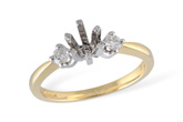 K051-48470: LDS SEMI DIA RING .14 TW