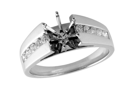 K231-52115: E051-49388 SEMI IN PLATINUM .34 TW