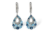 K233-34888: EARR 4.01 BLUE TOPAZ 4.24 TGW