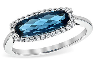 K236-04897: LDS RG 1.79 LONDON BLUE TOPAZ 1.90 TGW