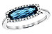 K236-04897: LDS RG 1.79 LONDON BLUE TOPAZ 1.90 TGW