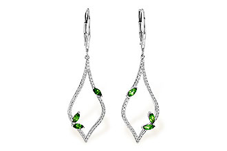 K236-05806: EARR .42 GREEN GARNET .77 TGW