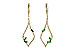 K236-05806: EARR .42 GREEN GARNET .77 TGW