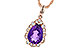 K236-07570: NECKLACE 1.53 AMETHYST 1.68 TGW (10x7 PS)