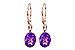 K236-08461: EARR 2.85 TW AMETHYST 2.90 TGW (9x7MM AMY)