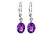 K236-08461: EARR 2.85 TW AMETHYST 2.90 TGW (9x7MM AMY)