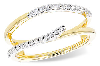 K319-63988: GUARD RING .20 TW
