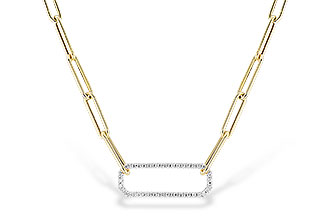 K319-63997: NECKLACE .50 TW (17 INCHES)