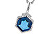 K319-67606: NECK 3.94 TW LONDON BLUE TOPAZ 4.12 TGW