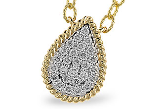 K319-71233: NECKLACE .32 TW (18")
