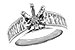 K319-72170: LDS SEMI DIA RG 1.22 TW BAGUETTES
