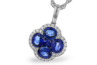 K320-55815: NECKLACE 1.72 SAPPHIRE 1.87 TGW