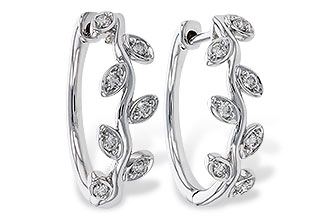 K320-56697: EARRINGS .25 TW