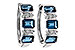 K320-56706: EARRINGS 1.37 TW LONDON BLUE TOPAZ 1.48 TGW