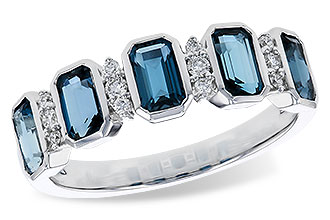 K320-57579: LDS RG 1.46 TW LONDON BLUE TOPAZ 1.58 TGW
