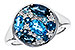 K320-58488: LDS RG 1.80 TW BLUE TOPAZ 1.96 TGW