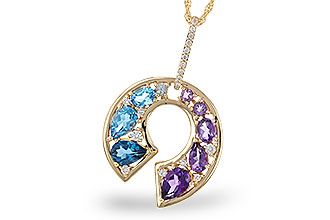 K320-58506: NECKLACE 1.77 SEMI-PREC (AMY & BT) 1.90 TGW