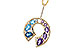 K320-58506: NECKLACE 1.77 SEMI-PREC (AMY & BT) 1.90 TGW