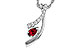 K320-60279: NECKLACE .21 RUBY .38 TGW (5x3 RUBY)