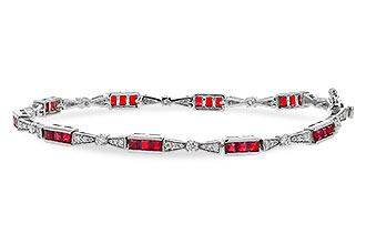 K320-60315: BRACELET 2.05 RUBY 2.70 TGW (7")