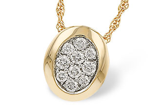 K320-61197: NECKLACE .25 TW