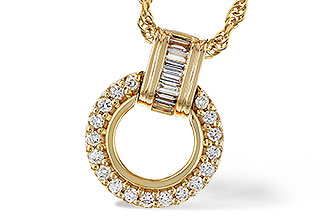 K320-63088: NECKLACE .12 BAG .33 TW