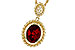 K321-45770: NECKLACE 2.10 GARNET 2.12 TGW (9x7MM GAR)