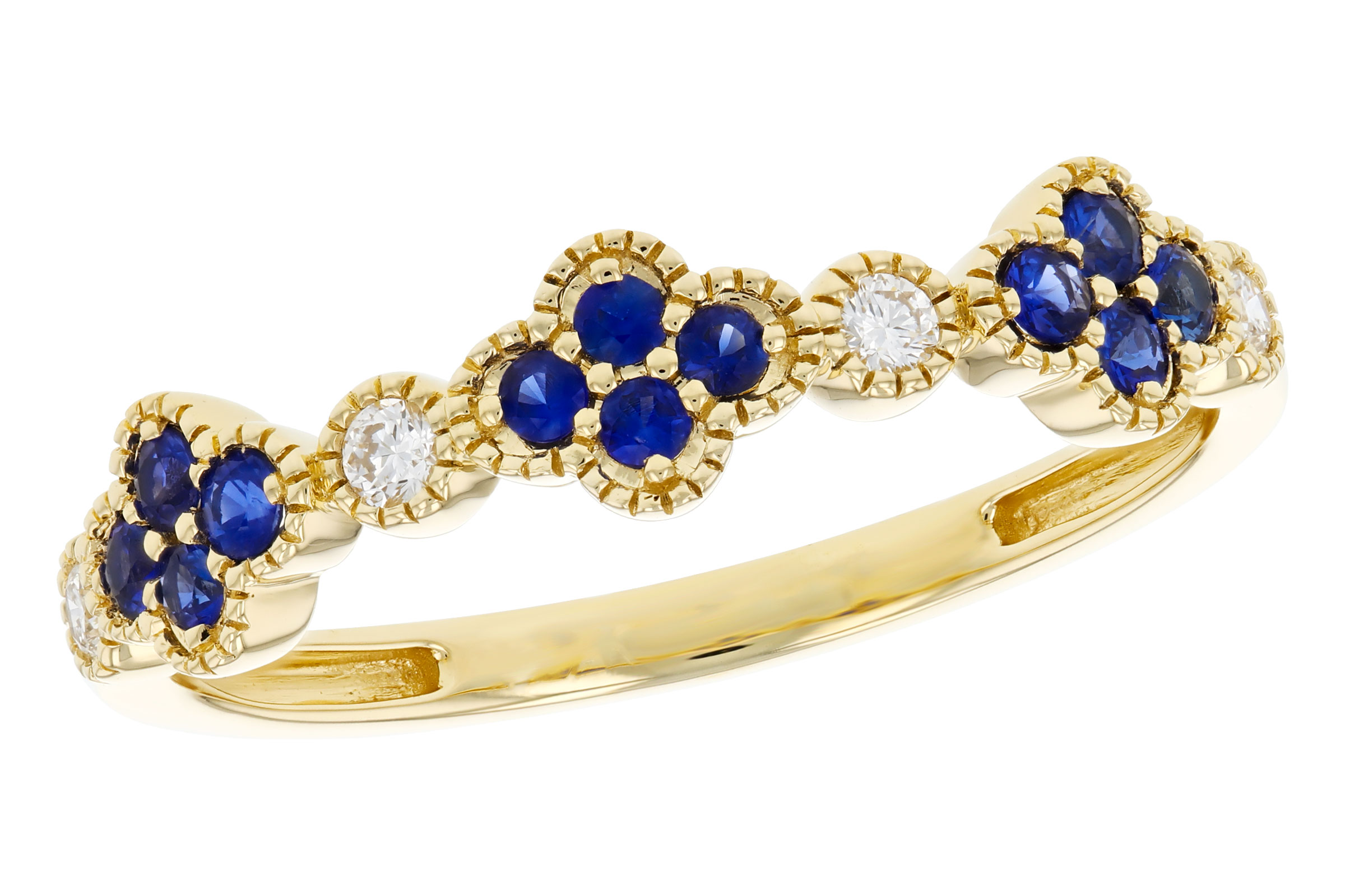 K321-48479: LDS WED RG .23 TW SAPPHIRE .31 TGW