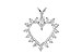 L052-39451: HEART PENDANT .45 TW