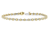 L234-26651: BRACELET 2.22 YELLOW DIA 3.04 TW