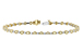 L234-26651: BRACELET 2.22 YELLOW DIA 3.04 TW