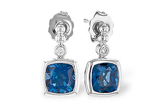 L318-73015: EARR 1.78 LONDON BLUE TOPAZ 1.82 TGW