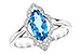 L318-79442: LDS RG 1.26 BLUE TOPAZ 1.37 TGW