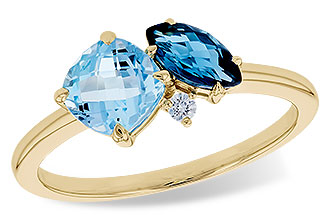 L319-65770: LDS RG 1.49 TW BLUE TOPAZ 1.52 TGW