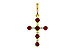 L320-56697: PENDANT .34 TW RUBY .42 TGW