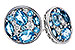 L320-58488: EARRINGS 1.02 TW BLUE TOPAZ 1.18 TGW