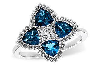 L320-59370: LDS RG 1.62 LONDON BLUE TOPAZ 1.66 TGW