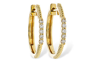 L320-59433: EARRINGS .11 TW